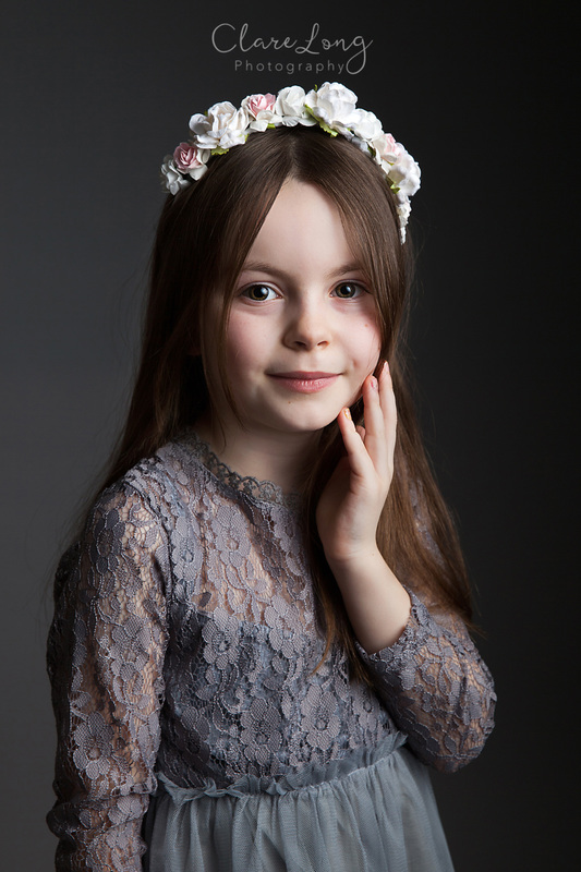 Clare Long Photography Kent Childrens photographer fine art floral crown