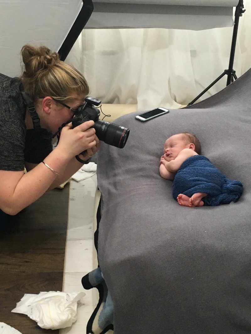 Behind the scenes Picture newborn photography kent